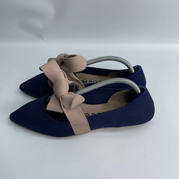 Rothy’s Point Mary Jane Bow in Sapphire Women’s Size 7.5 - Picture 3 of 6